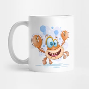 Cute cartoon crab Mug